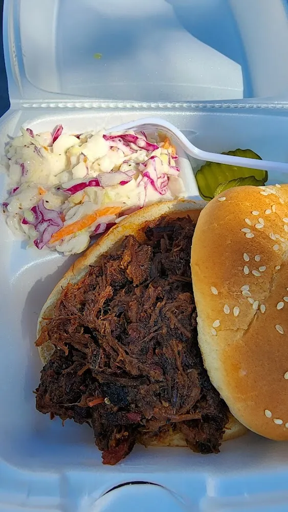 Chopped Brisket Sandwich